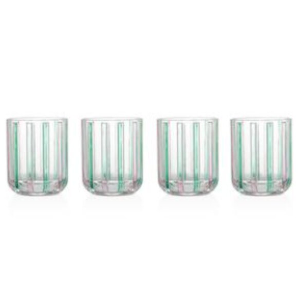 4pk 13.5oz Embossed Tumbler - Stripe - Picture 1 of 2